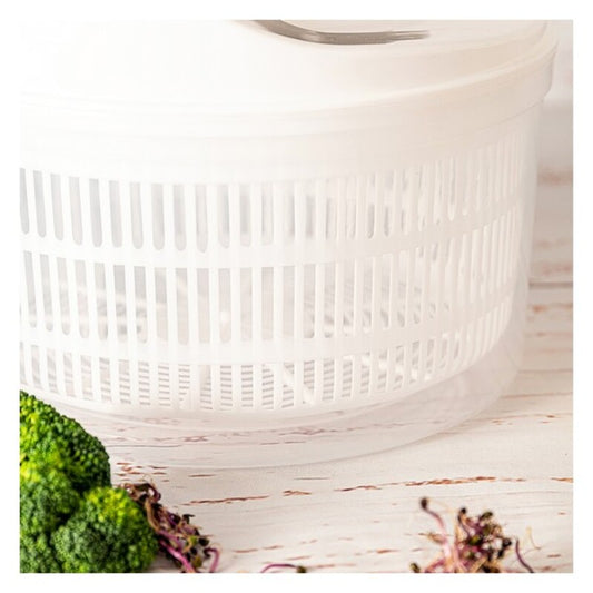 Salatcentrifuge Quid Ebano Hvid Plastik (22,5 cm)